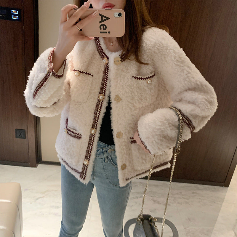 Lamb Wool Coat Women's New Fur Jacket