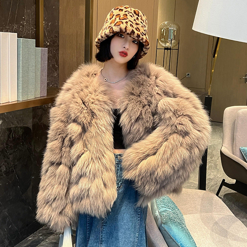 Winter Faux Fur Fur Coat For Women