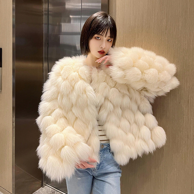 Winter Faux Fur Fur Coat For Women